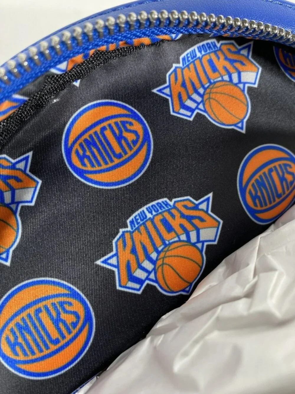 Loungefly NBA New York Knicks Basketball Textured Mini Backpack